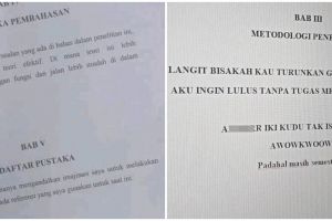 11 Tulisan kocak di skripsi ini isinya bikin nggak habis pikir