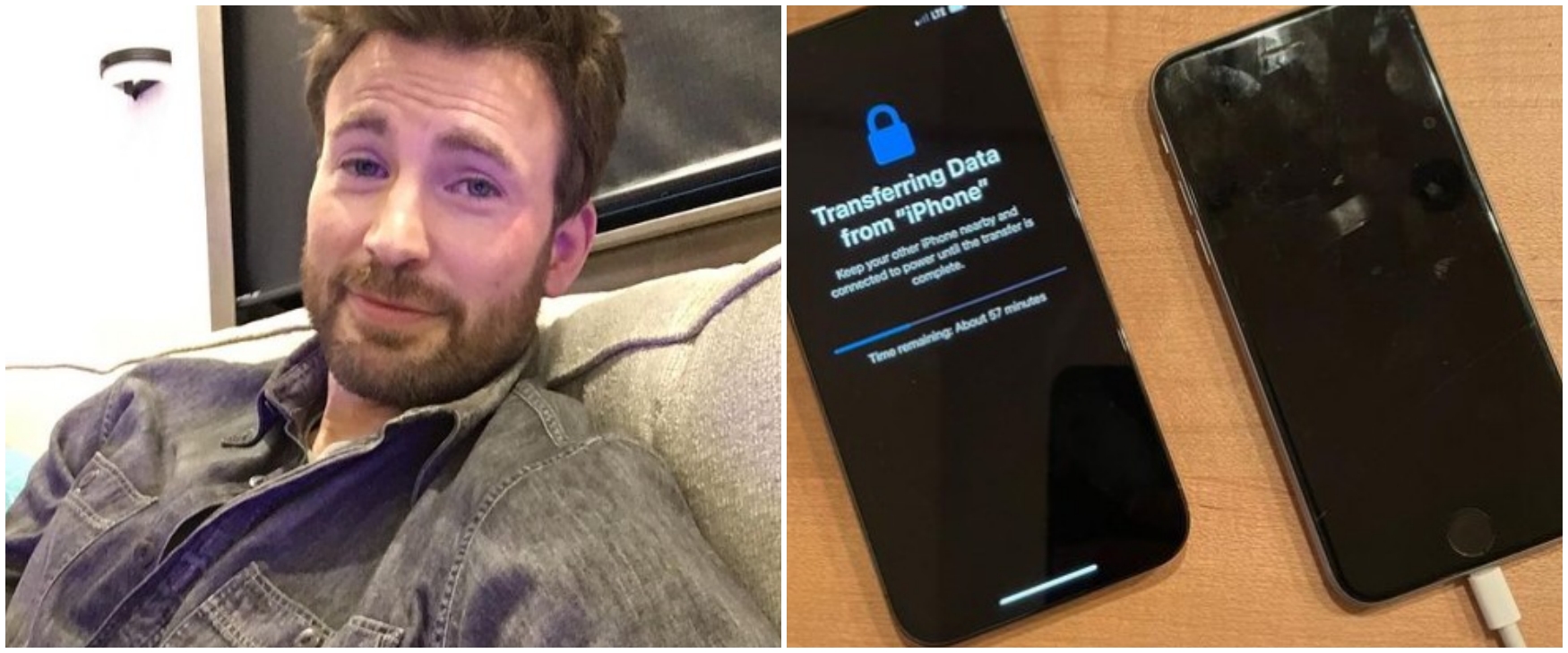 Ganti ponsel, Chris Evans ucapkan perpisahan untuk iPhone jadulnya
