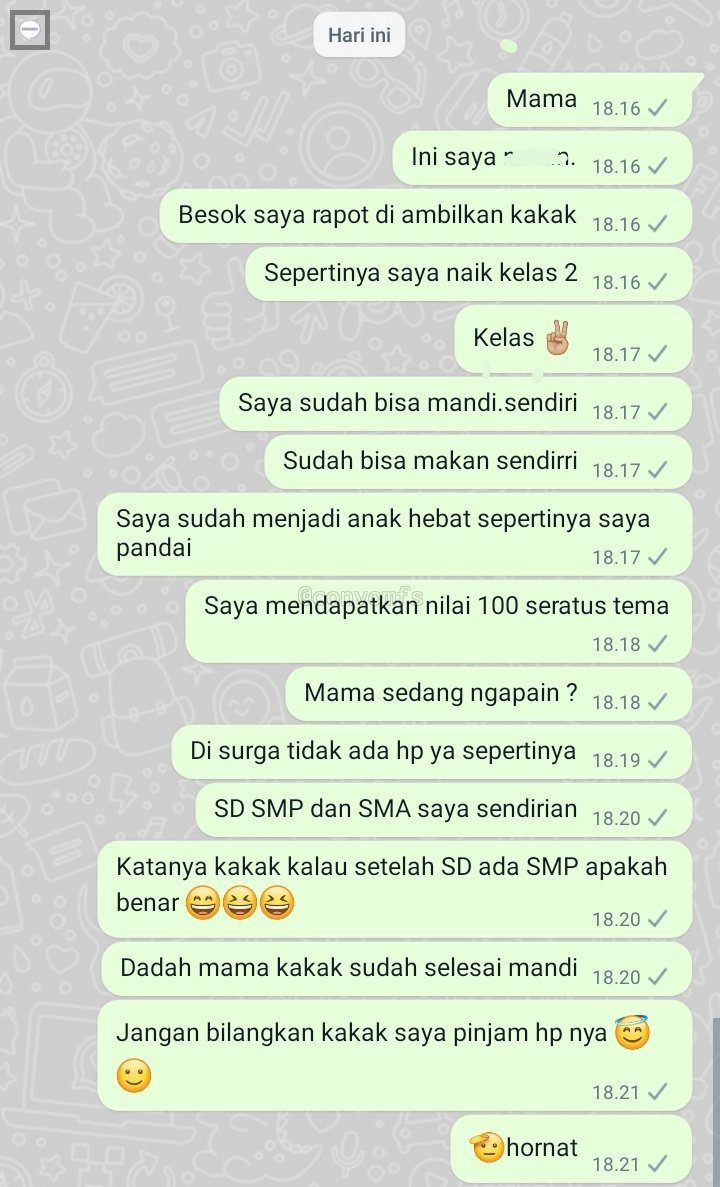 Rindu ibu yang sudah meninggal, yang dilakukan bocah ini bikin nangis