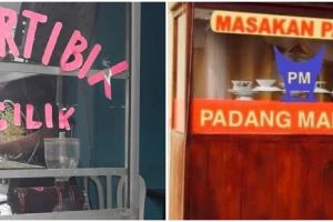 13 Tulisan lucu di etalase pedagang makanan ini bikin nyengir lebar