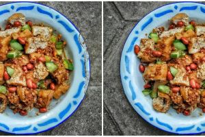 Resep rujak tahu, segar, enak, mudah dibuat, dan menggiurkan