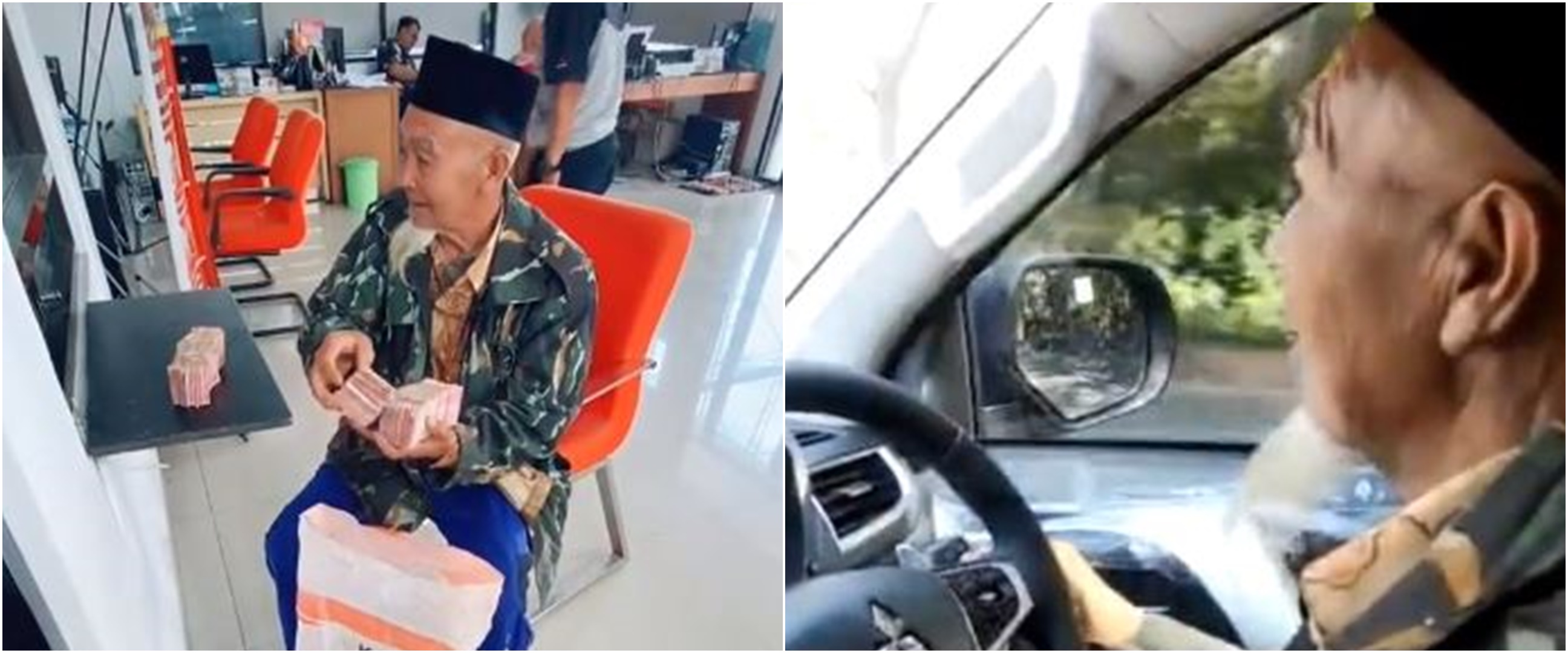 Kakek beli mobil Pajero di dealer, bayarnya pakai uang tunai sekarung