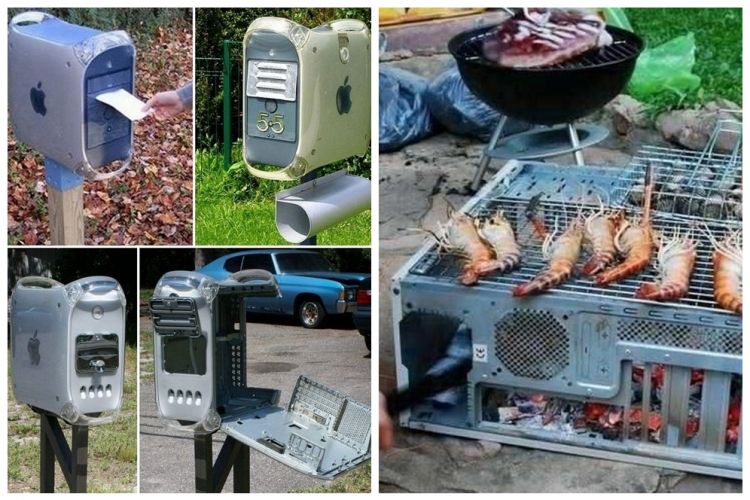 15 Ide nyeleneh manfaatkan kotak PC bekas, hasilnya nggak nyangka