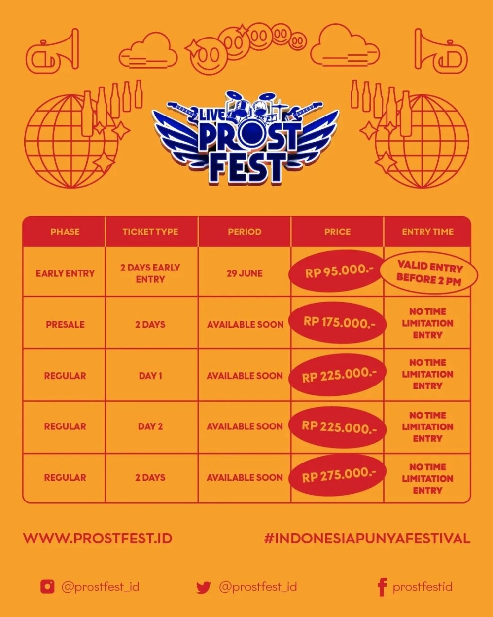 4 Fakta Prost Fest 2022, Indonesia punya festival untuk musisi lokal