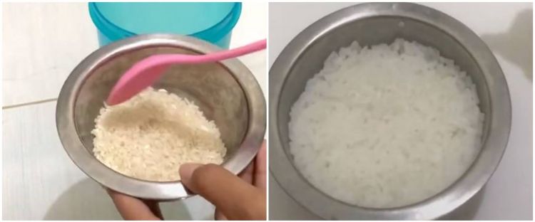 Tanpa rice cooker, ini trik memasak nasi porsi sedikit lakukan anak kos
