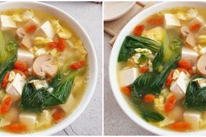 Resep sup campur ala oriental, kuahnya segar dan cocok buat diet