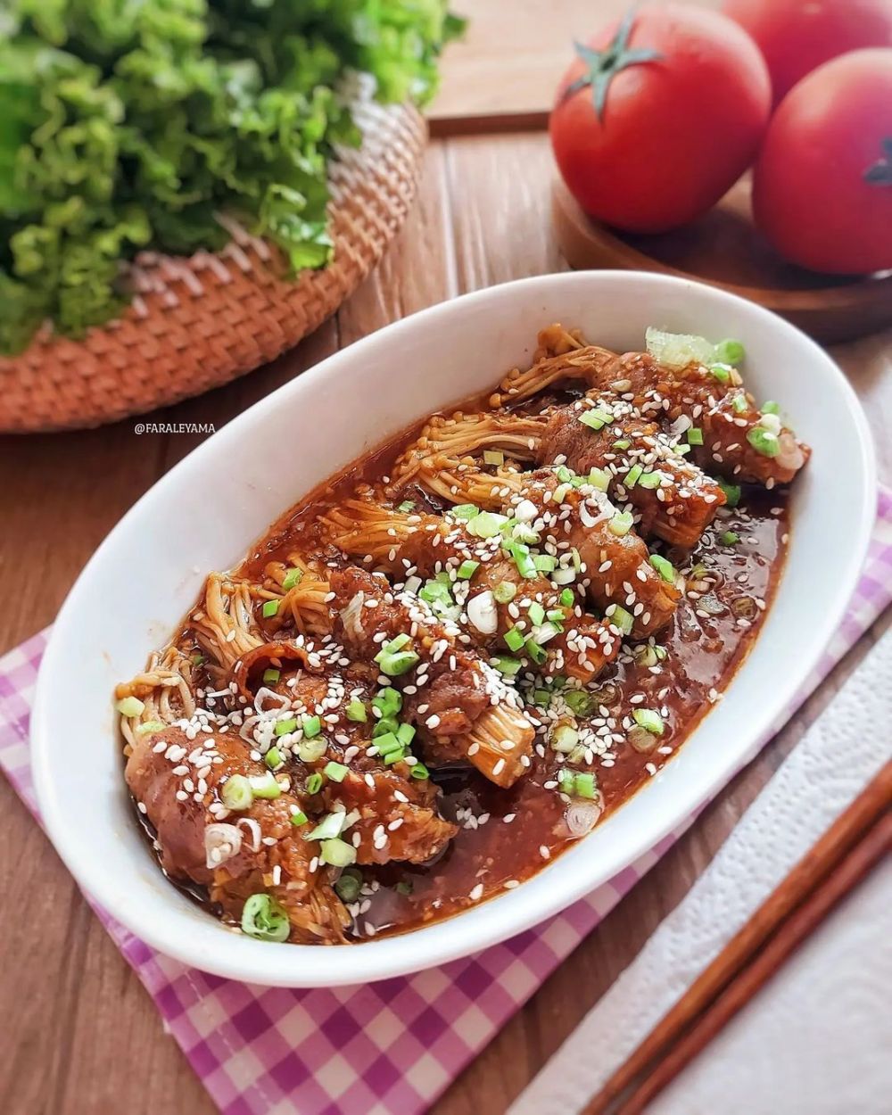 31 Resep olahan jamur enoki berbagai bumbu, sedap dan mudah dibuat