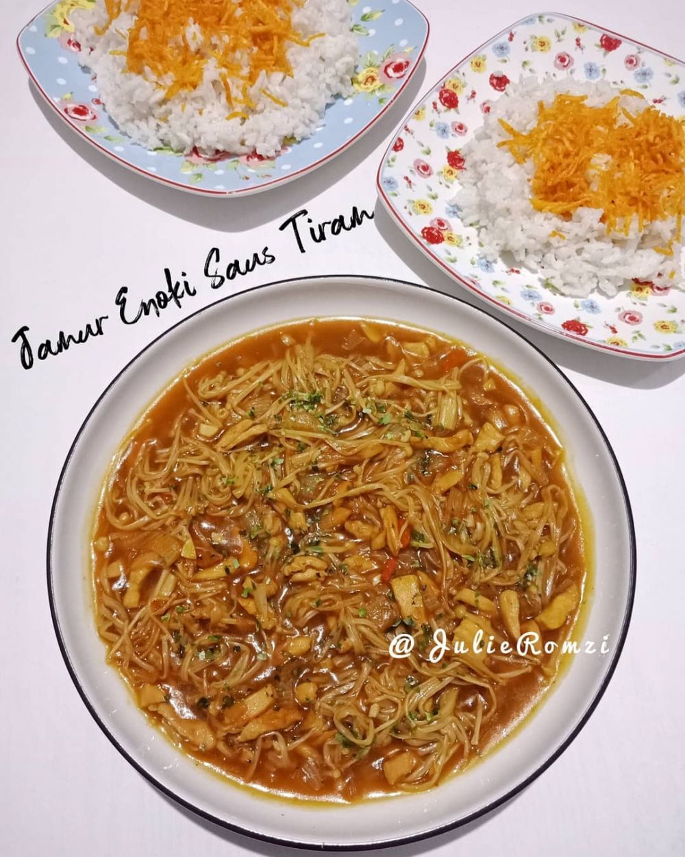 31 Resep olahan jamur enoki berbagai bumbu, sedap dan mudah dibuat