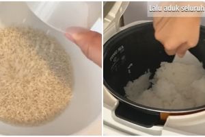Banyak yang keliru, ini cara masak nasi di rice cooker tanpa berkerak