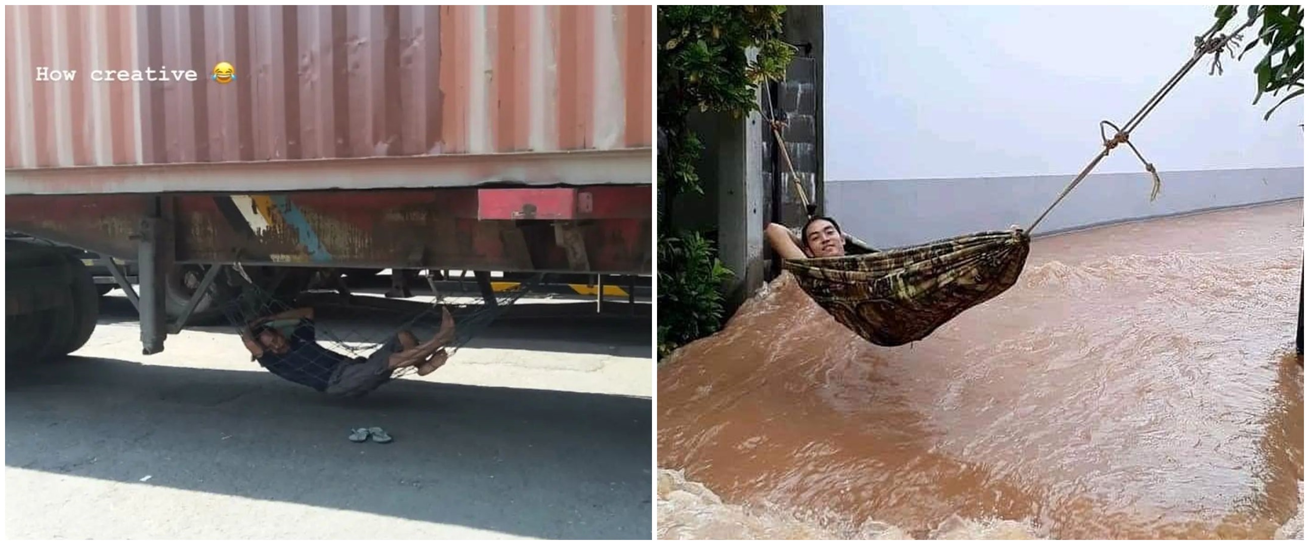 11 Potret lucu orang bikin hammock ini tempatnya nggak terduga