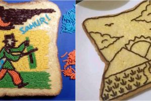 17 Kreasi roti tawar meses ini kreatif abis, bikin nggak tega makan