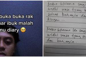 Pria ini temukan diary mendiang ibu, isinya bikin mewek