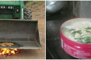 11 Aksi masak pakai alat tak biasa ini nyeleneh, nggak abis pikir