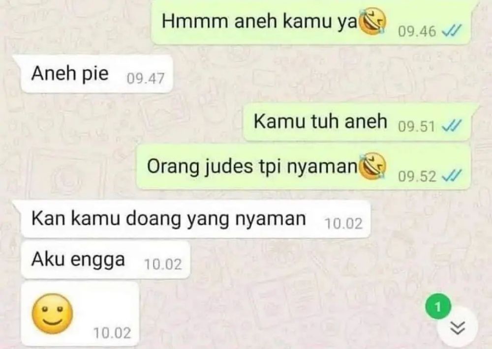 13 Chat lucu cinta bertepuk sebelah tangan ini bikin senyum miris