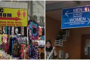 11 Petunjuk nyeleneh arah ke toilet ini bikin geleng-geleng kepala