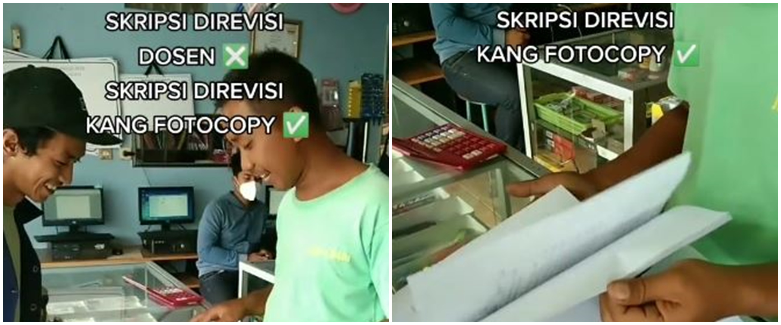 Tukang fotokopi ini jago revisi skripsi, mahasiswa sampai heran