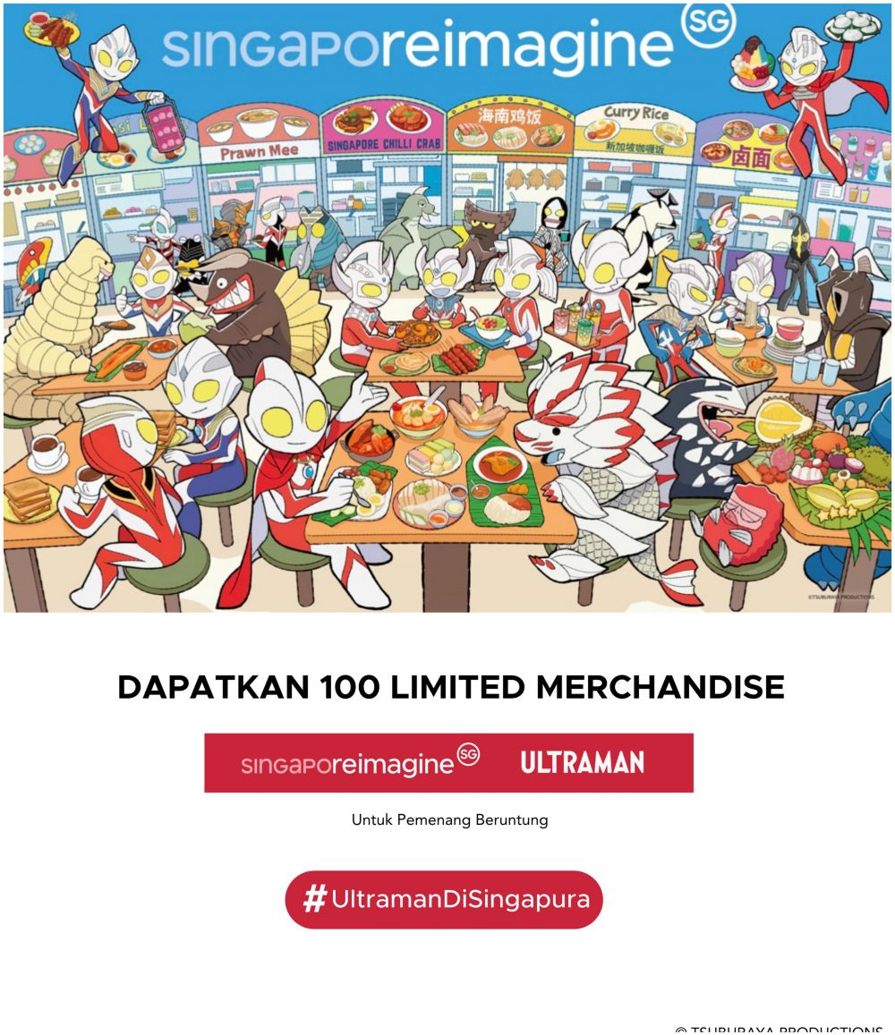Cari jejak Ultraman di Singapura, dapatkan hadiah eksklusif