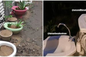 11 Potret lucu alih fungsi kloset ini bikin yang lihat tepuk jidat