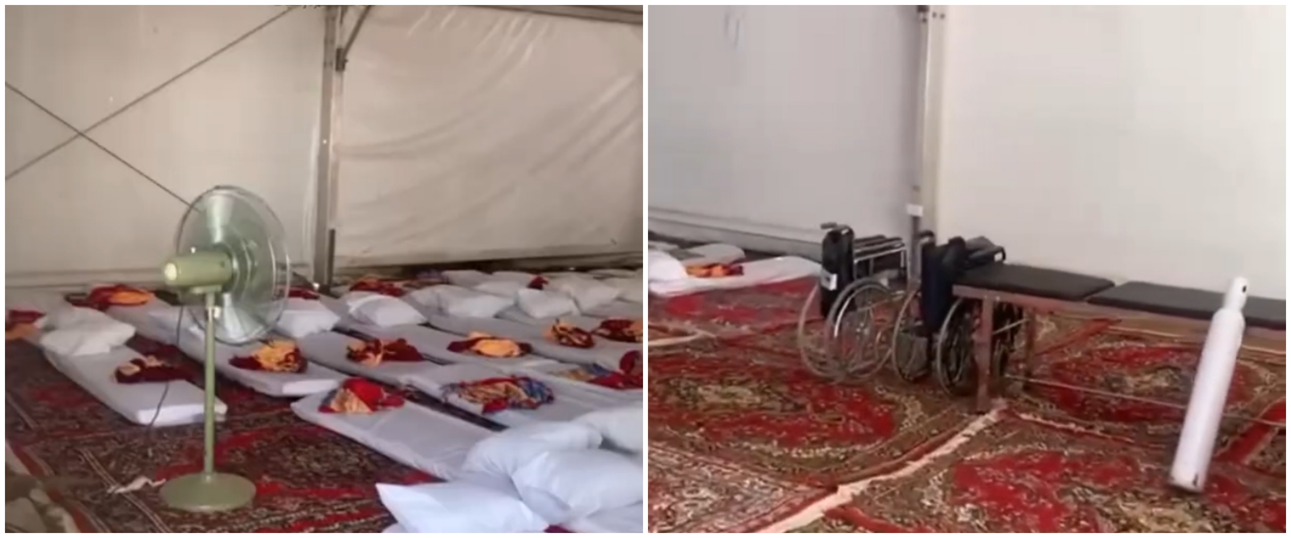 Penampakan tenda jemaah haji di Arafah, dilengkapi kasur hingga blower
