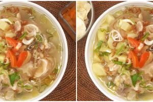 Resep sup kaki sapi, simpel, enak, dan bikin nambah nasi