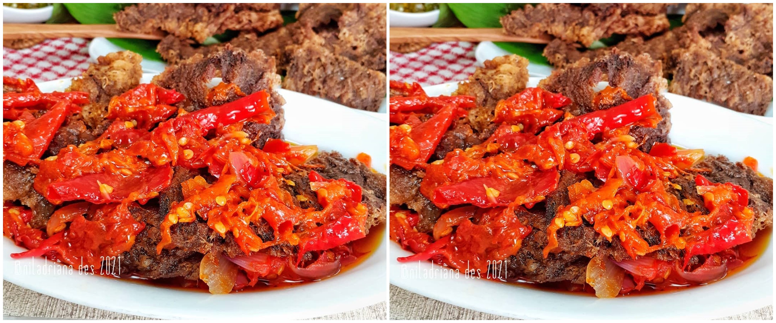 Cara membuat dendeng batokok, crispy ala rumah makan Padang