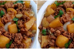 Resep tumis kentang daging giling kecap, mudah dibuat & mengenyangkan