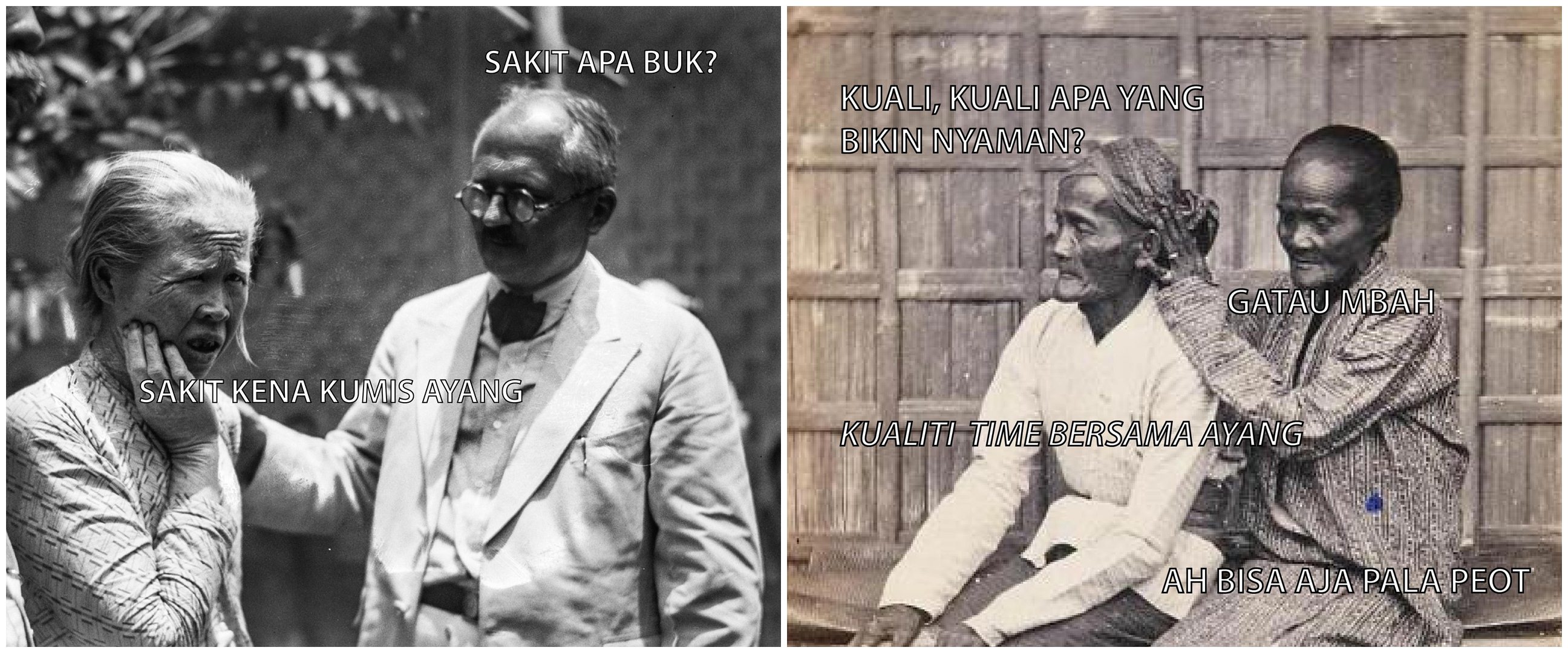 12 Meme lucu dari foto jadul, percakapannya bikin senyum tipis