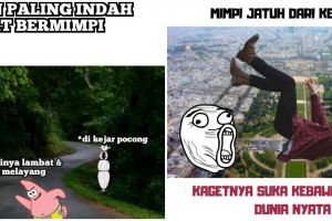 13 Meme kocak kejadian yang dialami saat mimpi ini relate abis