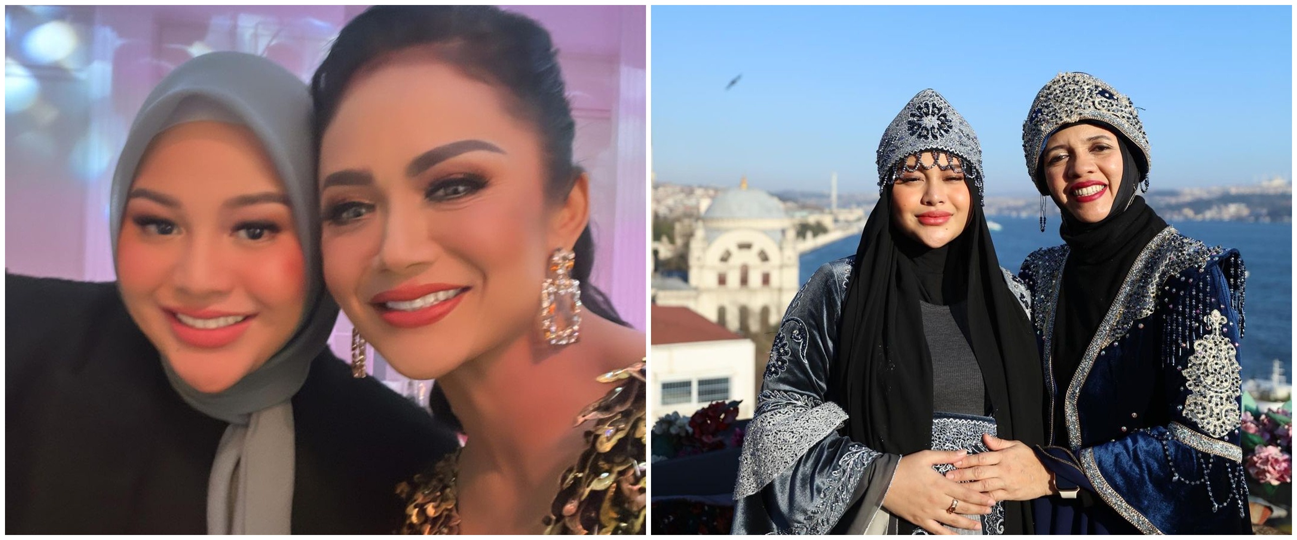 9 Adu gaya dua nenek Ameena Halilintar, Krisdayanti & Lenggogeni Faruk