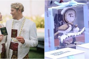 5 Potret suvenir nikah Via Vallen dan Chevra, unik dan penuh makna