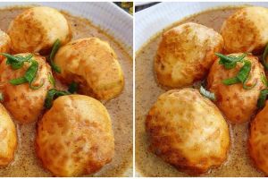 Resep telur bulat kari ala rumahan, bikin lidah nggak berhenti goyang