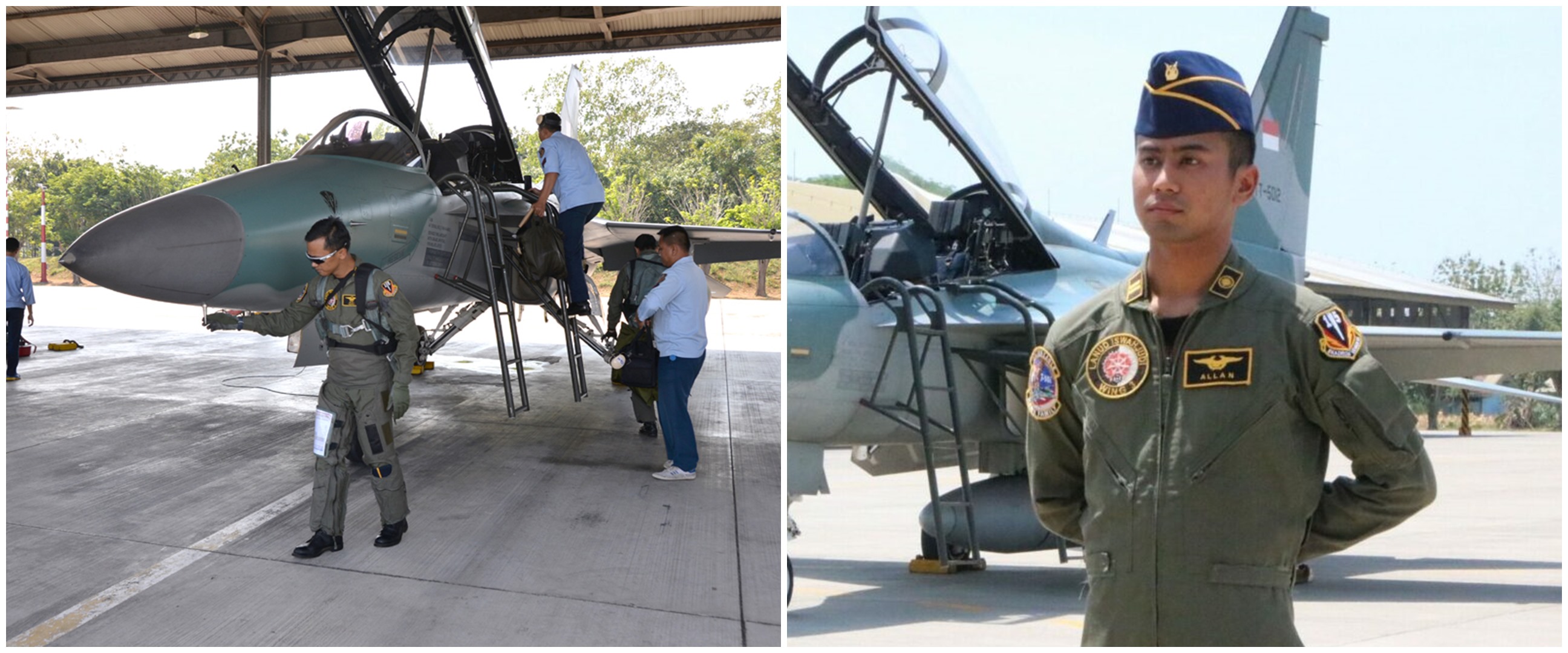 Pilot pesawat tempur jatuh di Blora meninggal, baru menikah tahun lalu