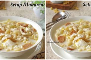 Resep setup makaroni, gurih, lembut, dan creamy di mulut