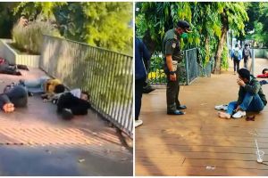ABG Citayam Fashion Week tidur di emperan, ditertibkan Satpol PP