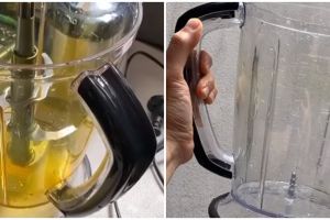 Cara membersihkan noda bumbu di blender, auto kinclong seperti baru