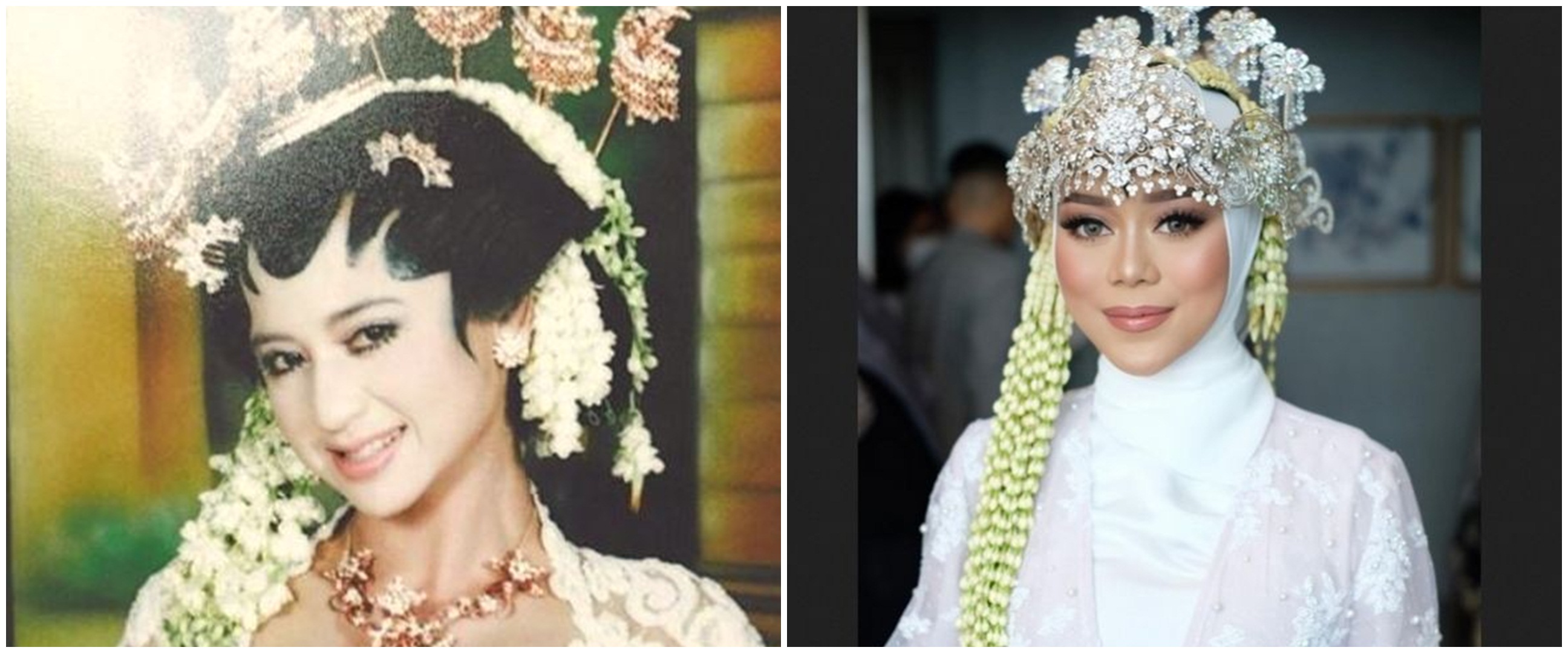 Gaya sanggul 9 pedangdut saat menikah, mahkotanya penuh makna