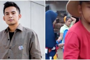 Heboh tukang jamu mirip Okin mantan Rachel Vennya, bak pinang dibelah