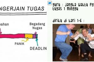 15 Meme drama mengerjakan tugas dadakan ini bikin geregetan