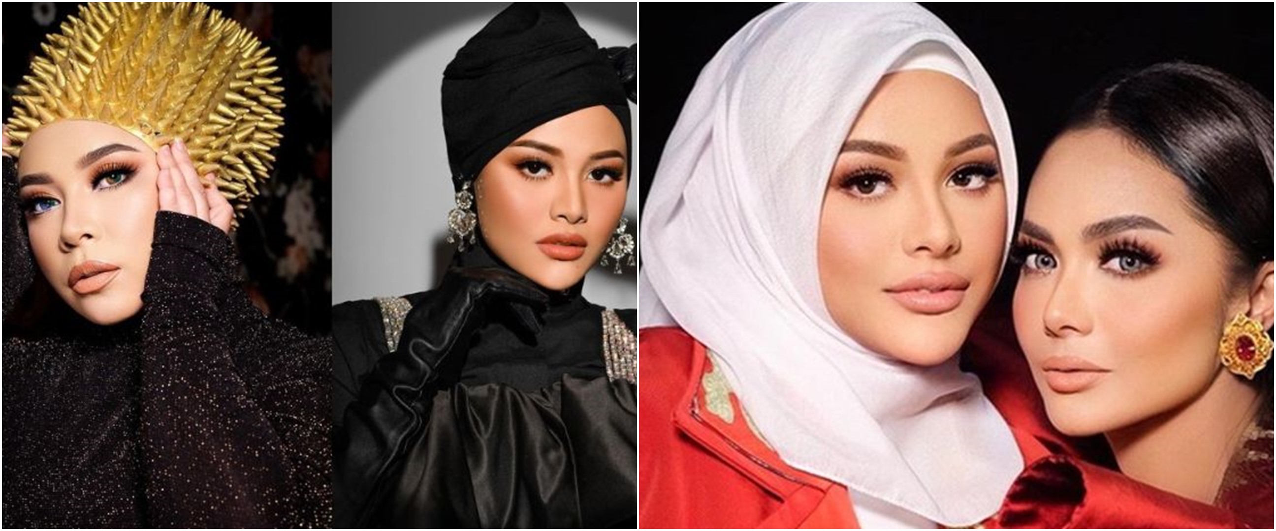 7 Wanita ini riasannya mirip Aurel Hermansyah, ada Nathalie Holscher