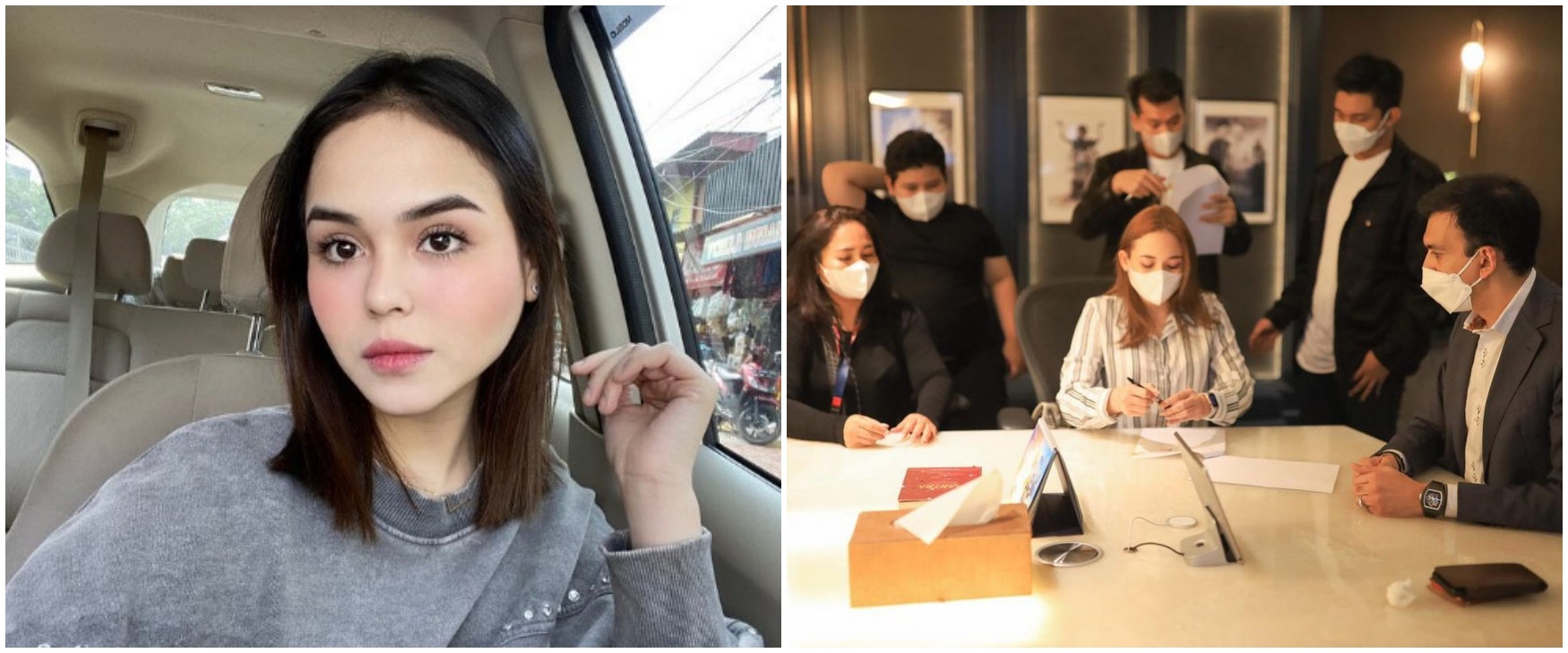 Manoj Punjabi bertemu keluarga mendiang Laura Anna, bakal bikin film?