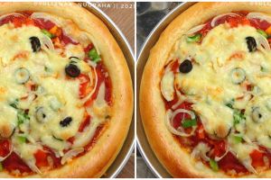 Resep pizza ala rumahan, lezat dan bikin nagih
