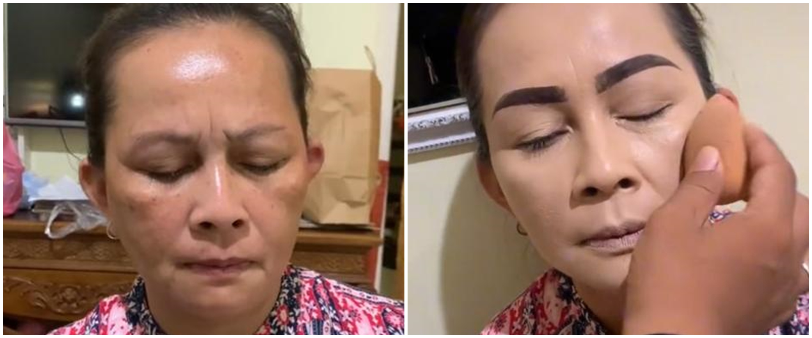 Potret wanita dirias MUA jadi lebih muda, mirip Aurel Hermansyah