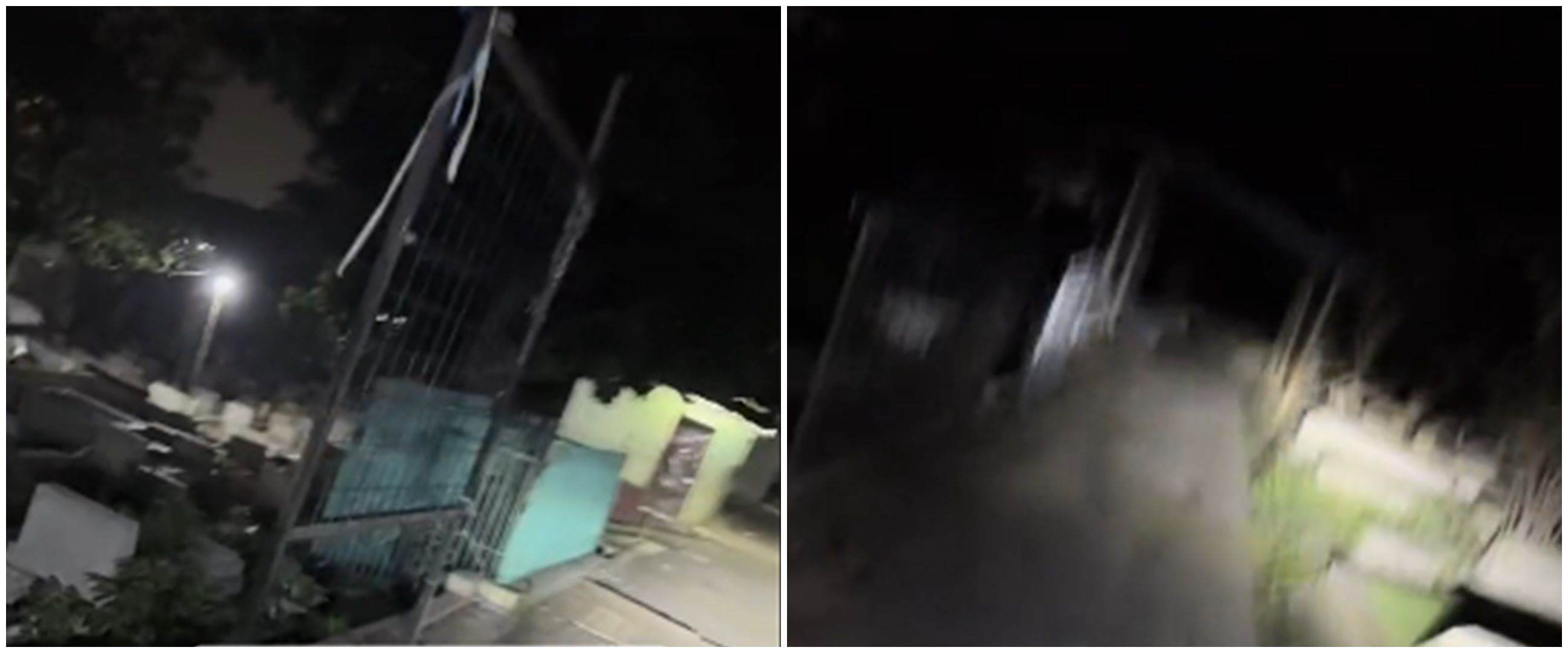Lewatin kuburan tengah malam, aksi panik dua pria ini bikin ngakak
