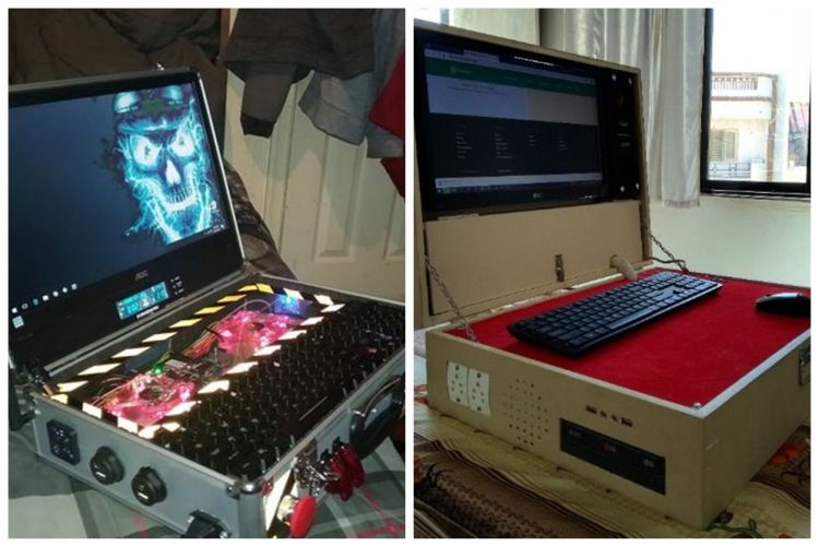 11 Ide unik gantikan casing laptop dengan koper, bentuknya menipu mata