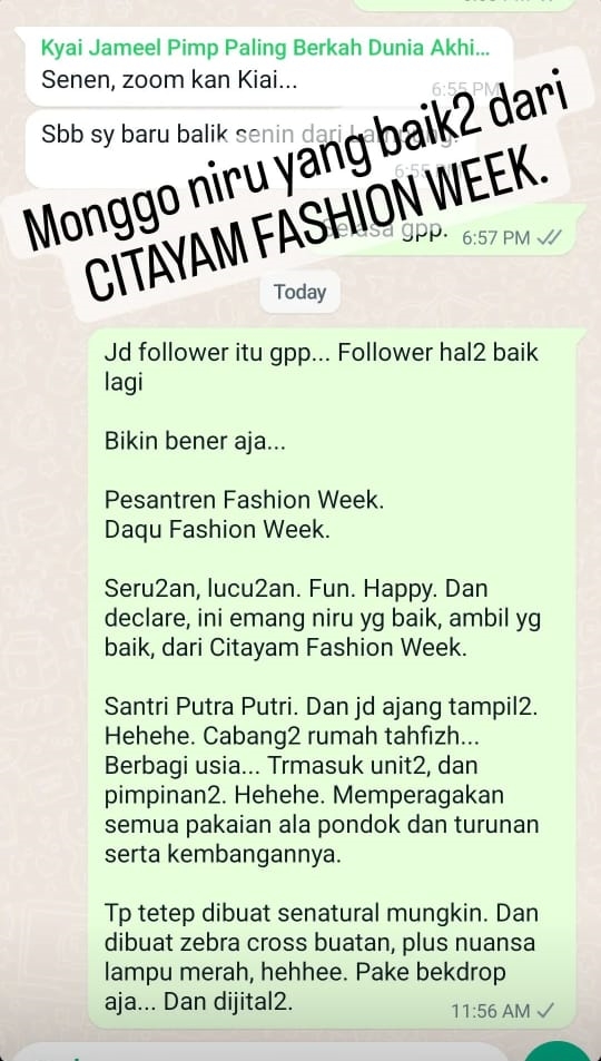 Ikuti tren Citayam, Yusuf Mansur ingin buat Pesantren Fashion Week