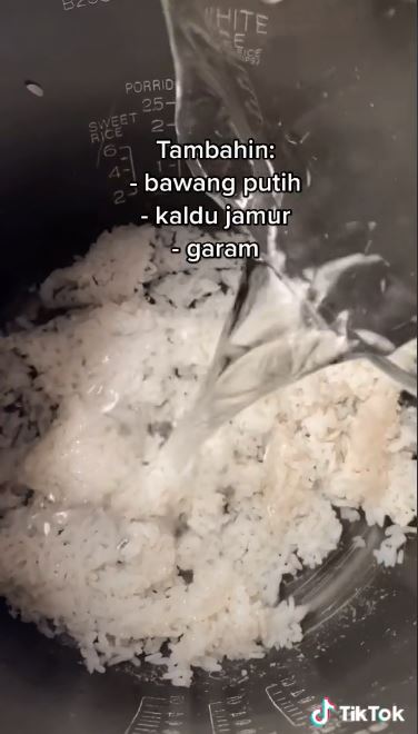Cara mudah membuat bubur dari nasi kering, lembut dan simpel