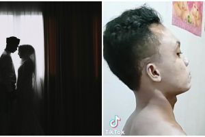 MUA rias tubuh pengantin pria pakai foundation, hasilnya tak terduga