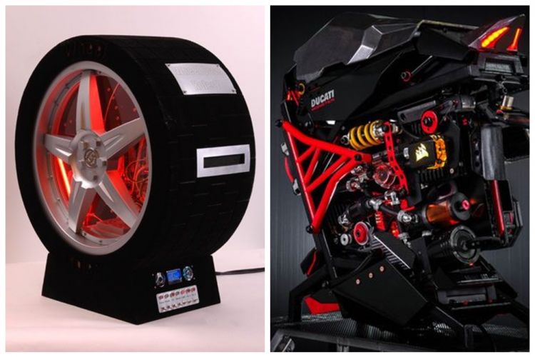 11 Ide unik bikin casing PC konsep otomotif, desainnya manjakan mata