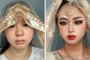 15 Potret the power of makeup, perubahannya bikin melongo