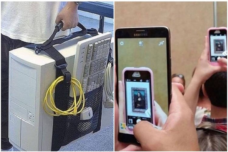11 Solusi absurd atasi masalah saat pakai gadget nyeleneh tapi kreatif
